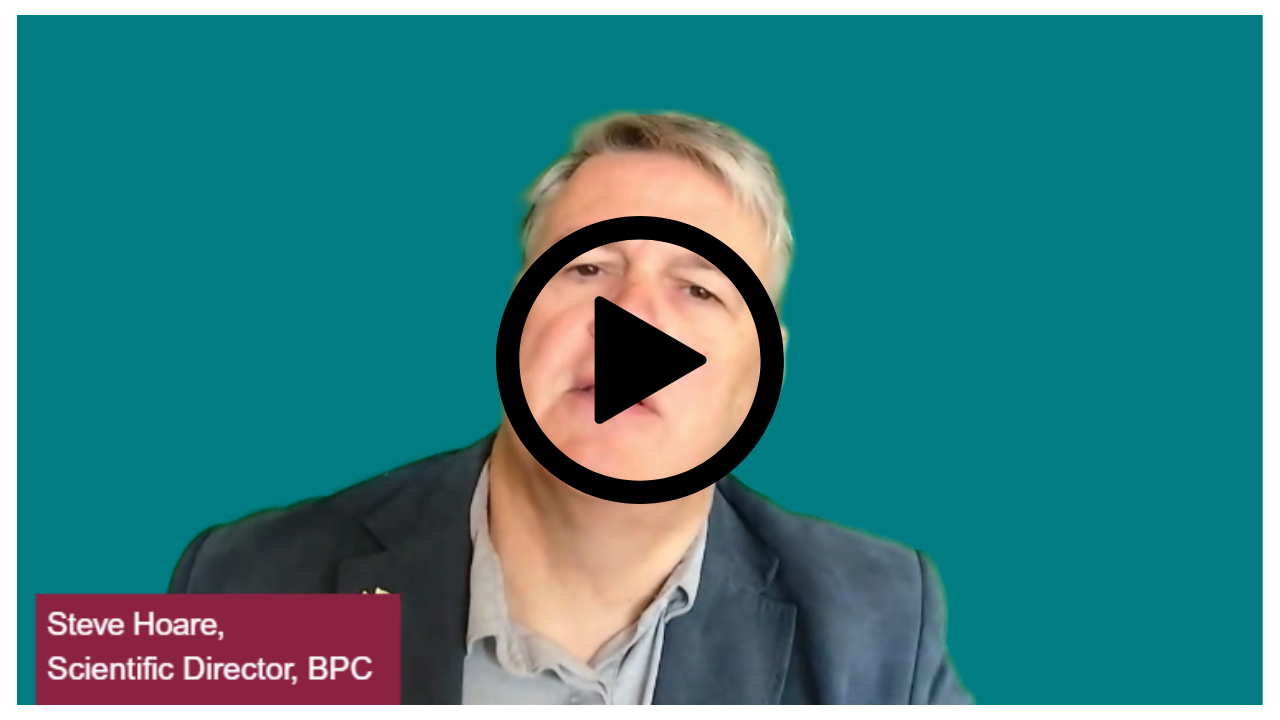 Thumbnail of Steve Hoare, Scientific Director of the British Pharmacopoeia Commission, introducing the 2026 webinar